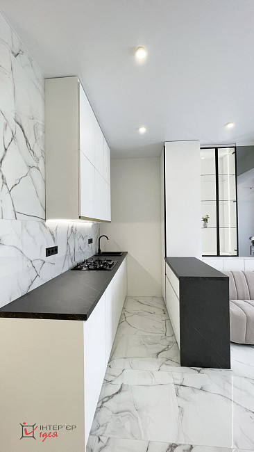 Стильна сучасна квартира площею 45 м²