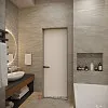 Фактурна ванна в кавовому кольорі