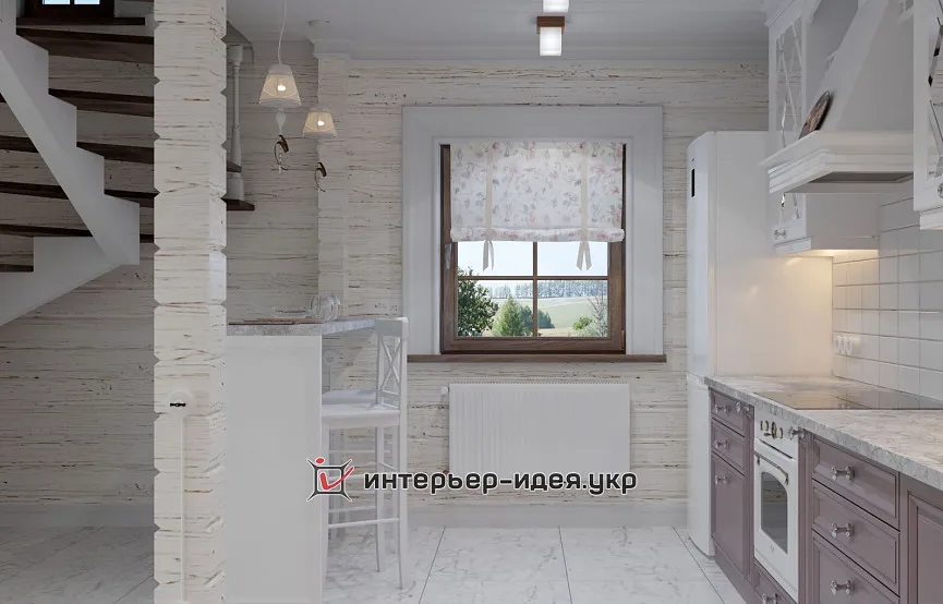 Кухня-студія в стилі прованс