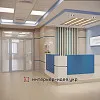 Дизайн ресепшена цокольного холу Медичного центру